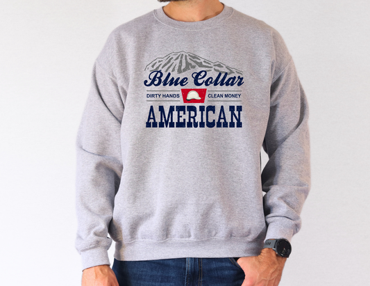 Blue Collar American Sweatshirt