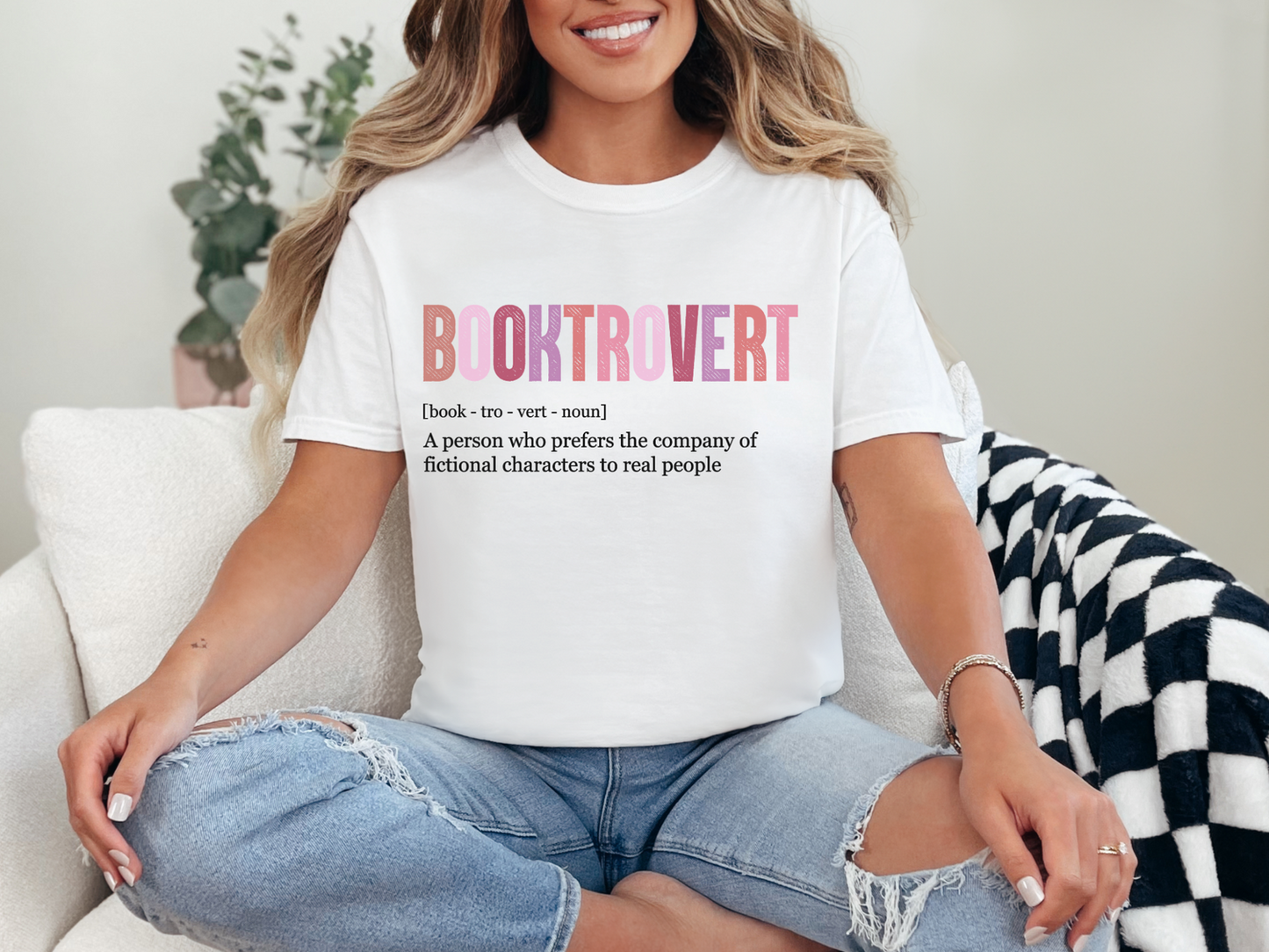 Booktrovert Definition Shirt