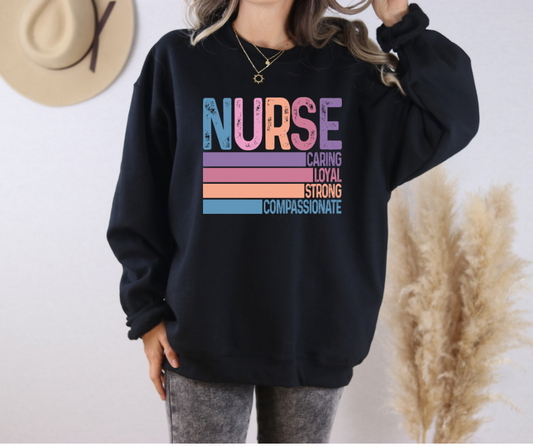 Nurse Retro Sweatshirt