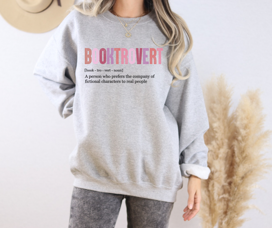 Booktrovert Definition Sweatshirt