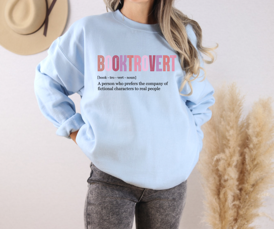 Booktrovert Definition Sweatshirt